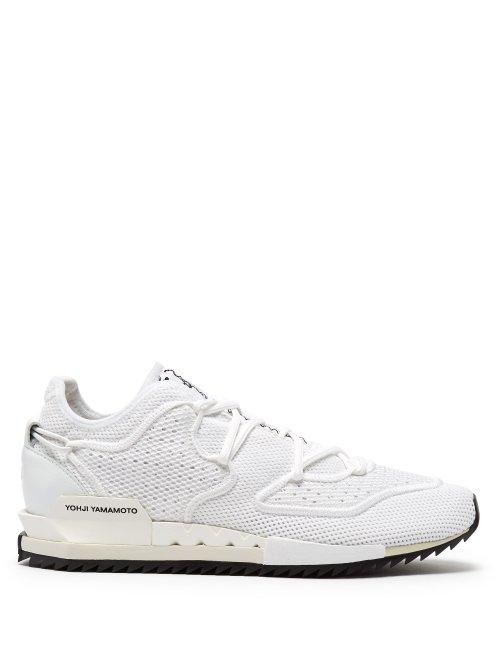 Matchesfashion.com Y-3 - Harigane Ii Low Top Mesh Trainers - Mens - White