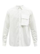 Sacai - Utility Pocket Cotton-poplin Shirt - Mens - White