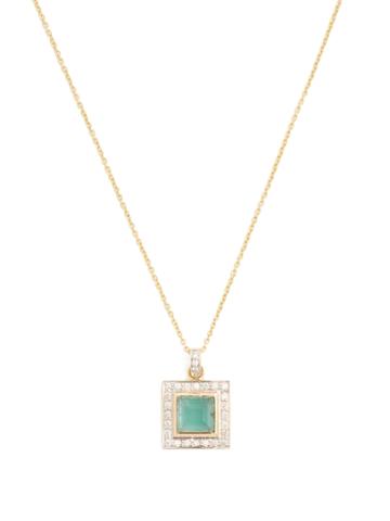 Jade Jagger Diamond, Emerald & Yellow-gold Necklace