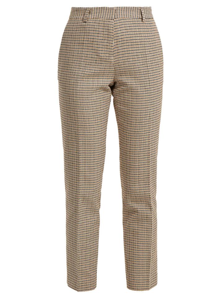 Vanessa Bruno Moustique Checked Cotton Trousers