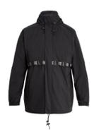 Matchesfashion.com Vetements - Care Label Detail Shell Hooded Jacket - Mens - Black