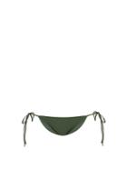 Matchesfashion.com Jade Swim - Ties Side-tie Bikini Briefs - Womens - Dark Green