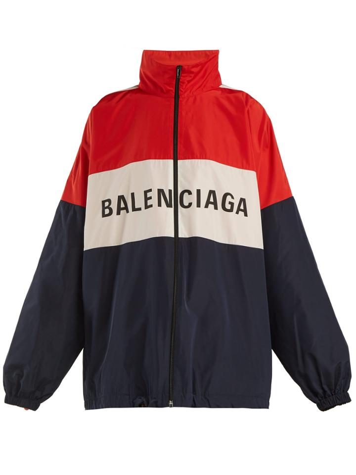 Balenciaga Oversized Logo-printed Shell Parka