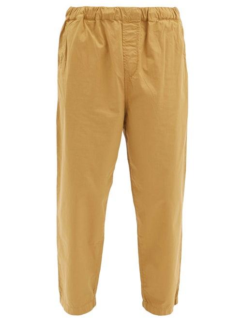 Matchesfashion.com Albam - Havana Cotton Trousers - Mens - Brown