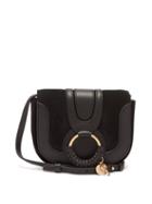 Matchesfashion.com See By Chlo - Hana Mini Leather And Suede Cross-body Bag - Womens - Black