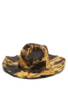 Matchesfashion.com Reinhard Plank Hats - Boncia Mlange Parasisal Hat - Womens - Brown Multi