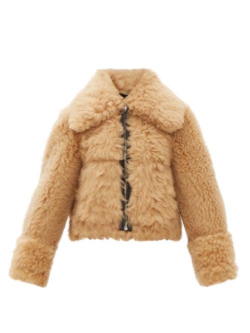 Matchesfashion.com Joseph - Neal Reversible Shearling Bomber Jacket - Womens - Beige
