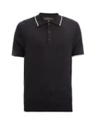 Matchesfashion.com Rag & Bone - Jalen Tipped Cotton-blend Jersey Polo Shirt - Mens - Black