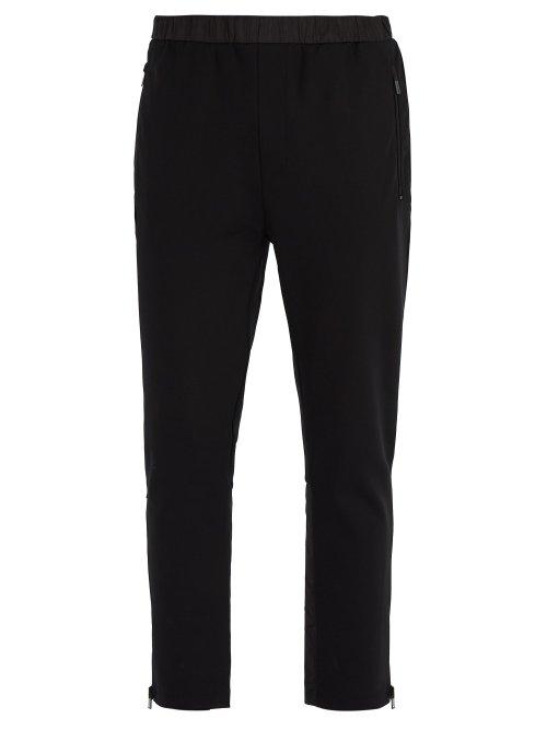 Matchesfashion.com Prada - Zip Hem Jersey Track Pants - Mens - Black