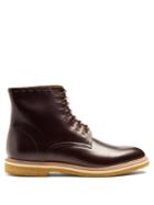 Armando Cabral Warren Lace-up Leather Ankle Boots