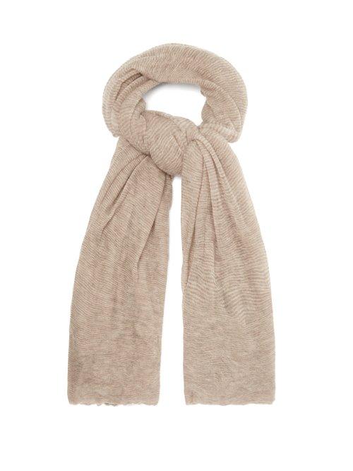 Matchesfashion.com Isabel Marant - Zephyr Cashmere Scarf - Womens - Beige
