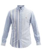 Matchesfashion.com Polo Ralph Lauren - Striped Cotton-oxford Shirt - Mens - Blue Multi