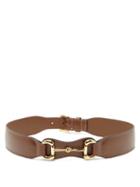 Matchesfashion.com Gucci - Horsebit Leather Belt - Womens - Brown