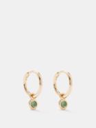Theodora Warre - Tsavorite & Gold-plated Sterling Silver Earrings - Womens - Green Multi