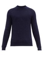 Matchesfashion.com Prada - Ribbed Alpaca Sweater - Mens - Navy