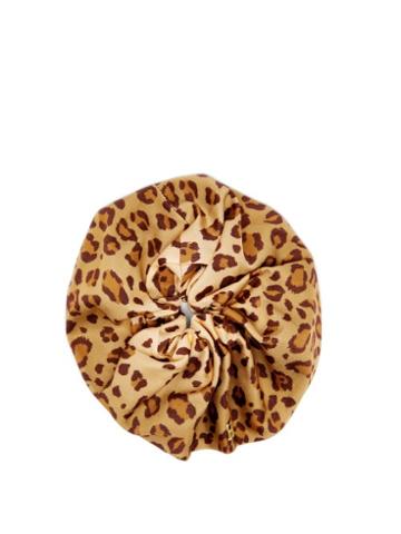 Matchesfashion.com Hillier Bartley - Leopard-print Satin Hair Scrunchie - Womens - Leopard