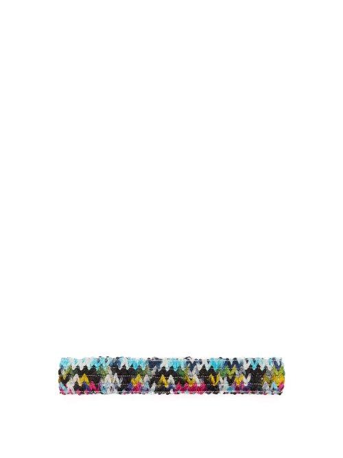 Matchesfashion.com Missoni Mare - Slim Space Dyed Headband - Womens - Multi