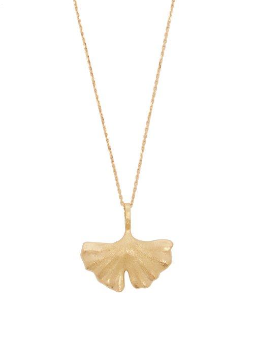 Matchesfashion.com Aurlie Bidermann Fine Jewellery - Gingko 18kt Gold Necklace - Womens - Gold