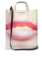 Matchesfashion.com Acne Studios - Baker Lip Print Tote Bag - Womens - Pink