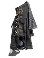 Matchesfashion.com Richard Quinn - Asymmetric Polka Dot Dress - Womens - Black White