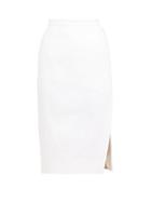 Matchesfashion.com Altuzarra - Lancaster High Rise Tweed Pencil Skirt - Womens - White