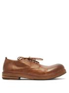 Matchesfashion.com Marsll - Zucca Zeppa Leather Derby Shoes - Mens - Tan