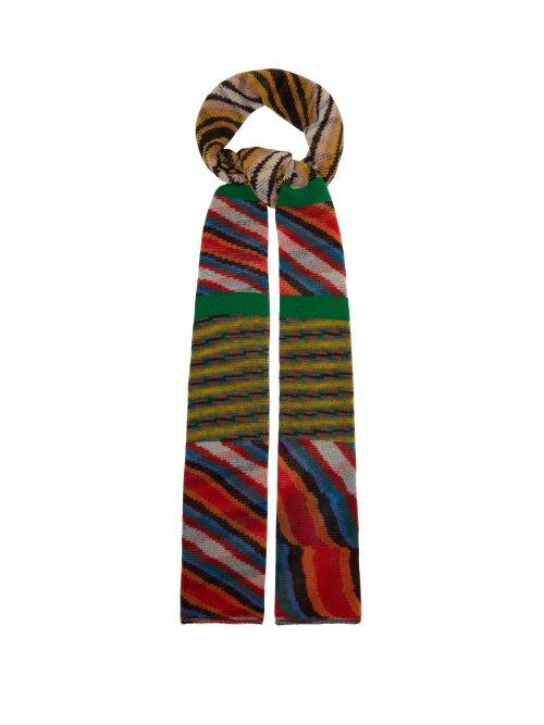 Matchesfashion.com Missoni - Striped Cashmere Scarf - Womens - Multi