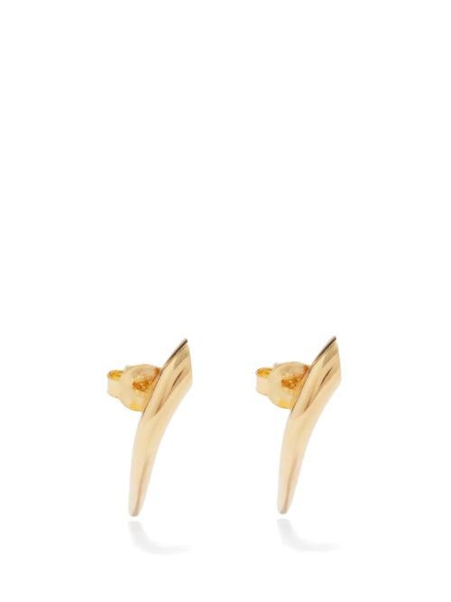 Charlotte Chesnais - Petit Helix 18kt Gold-vermeil Earrings - Womens - Yellow Gold