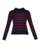 Alexander Mcqueen Breton-stripe Fine Wool Sweater