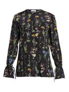 Altuzarra Christina Floral-print Long-sleeved Blouse