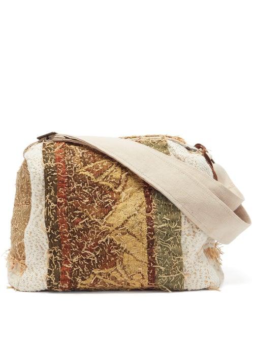 Matchesfashion.com By Walid - Kiki 18th-century Tapestry Wool And Linen Bag - Mens - Multi
