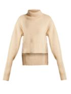 Khaite Jeraldine Step-hem Roll-neck Cashmere Sweater