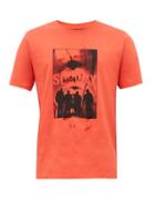 Matchesfashion.com Neil Barrett - Subway Distressed Cotton T Shirt - Mens - Red