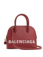 Matchesfashion.com Balenciaga - Ville S Leather Bag - Womens - Burgundy