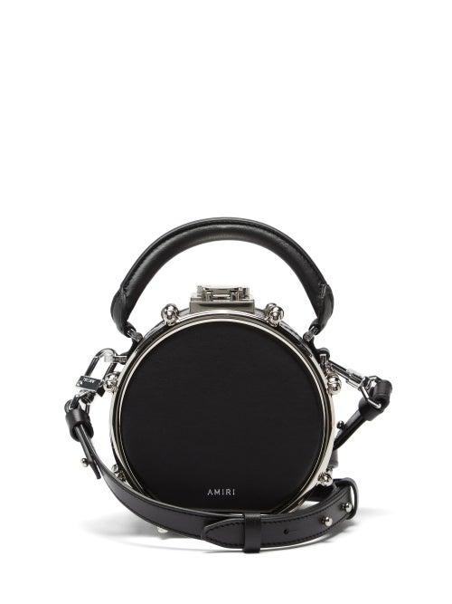 Amiri - Drum Mini Leather Cross-body Bag - Mens - Black