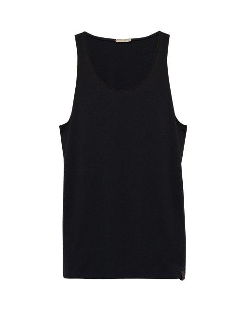 Matchesfashion.com Bottega Veneta - Cotton Jersey Tank Top - Mens - Black