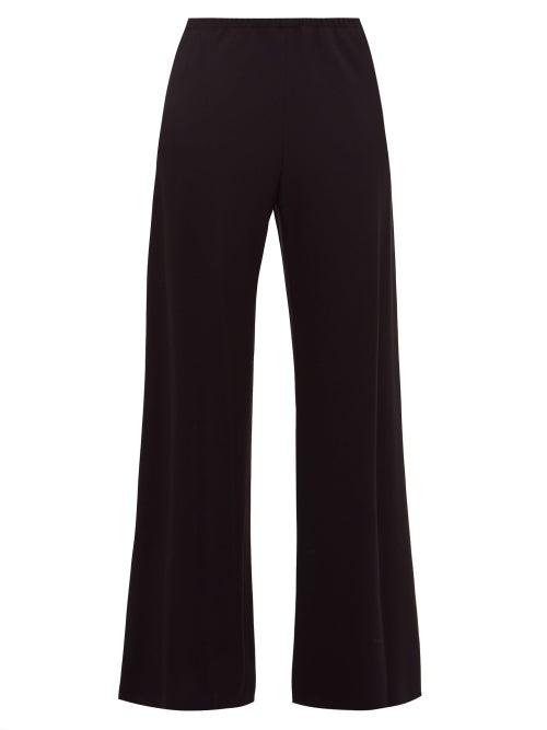 Matchesfashion.com The Row - Gala Stretch-crpe Trousers - Womens - Black