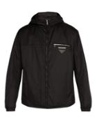 Matchesfashion.com Prada - Hooded Nylon Short Jacket - Mens - Black