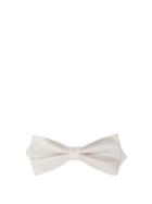 Matchesfashion.com Balmain - Silk Satin Bow Tie - Mens - White