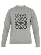 Loewe Logo-embroidered Cotton Sweatshirt