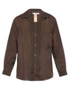 Matchesfashion.com Eytys - Donovan Voile Shirt - Mens - Brown
