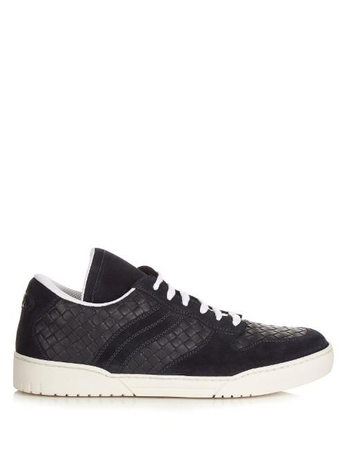 Bottega Veneta Intrecciato Low-top Leather Trainers