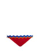 Matchesfashion.com Rye - Cackle Scallop Edged Bikini Briefs - Womens - Red Multi