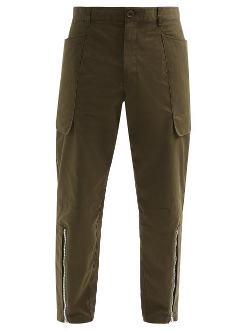Matchesfashion.com Helmut Lang - Zip-cuff Cargo Trousers - Mens - Khaki