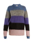 Acne Studios Albah Striped Intarsia-knit Sweater