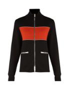 Wales Bonner Emory Bi-colour Silk And Cotton-blend Jacket