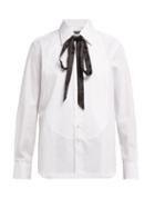 Matchesfashion.com Emma Willis - Slim Fit Cotton Shirt - Womens - White