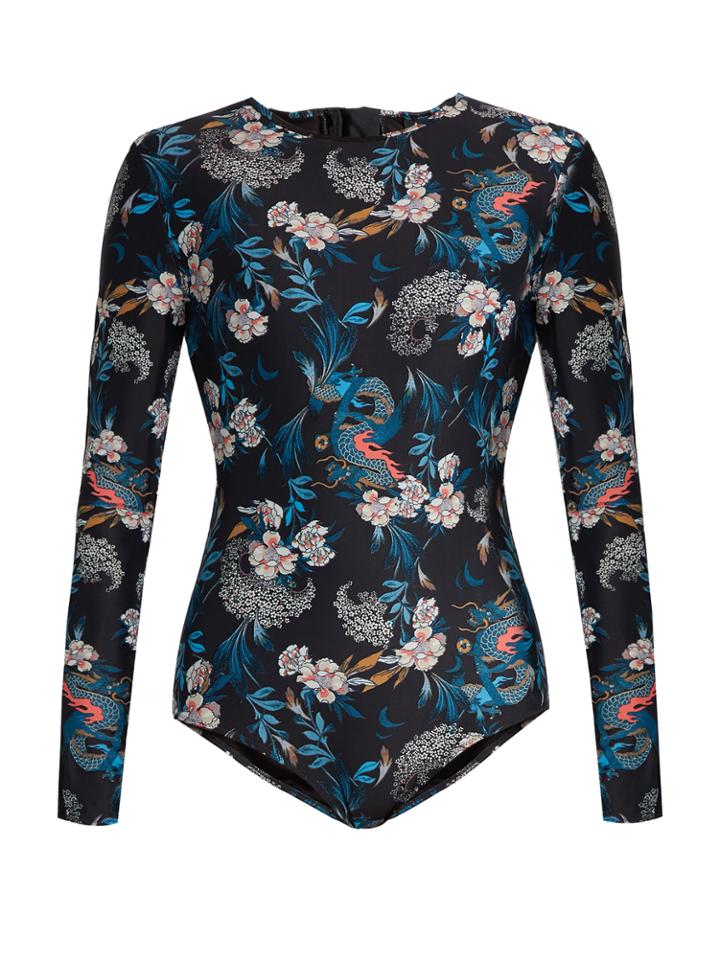 The Upside Enter The Dragon-print Performance Paddle Suit