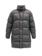 Matchesfashion.com Moncler - Lechaud Quilted-shell Coat - Mens - Dark Grey
