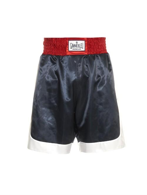 Moncler Gamme Bleu Colour-block Lounge Shorts
